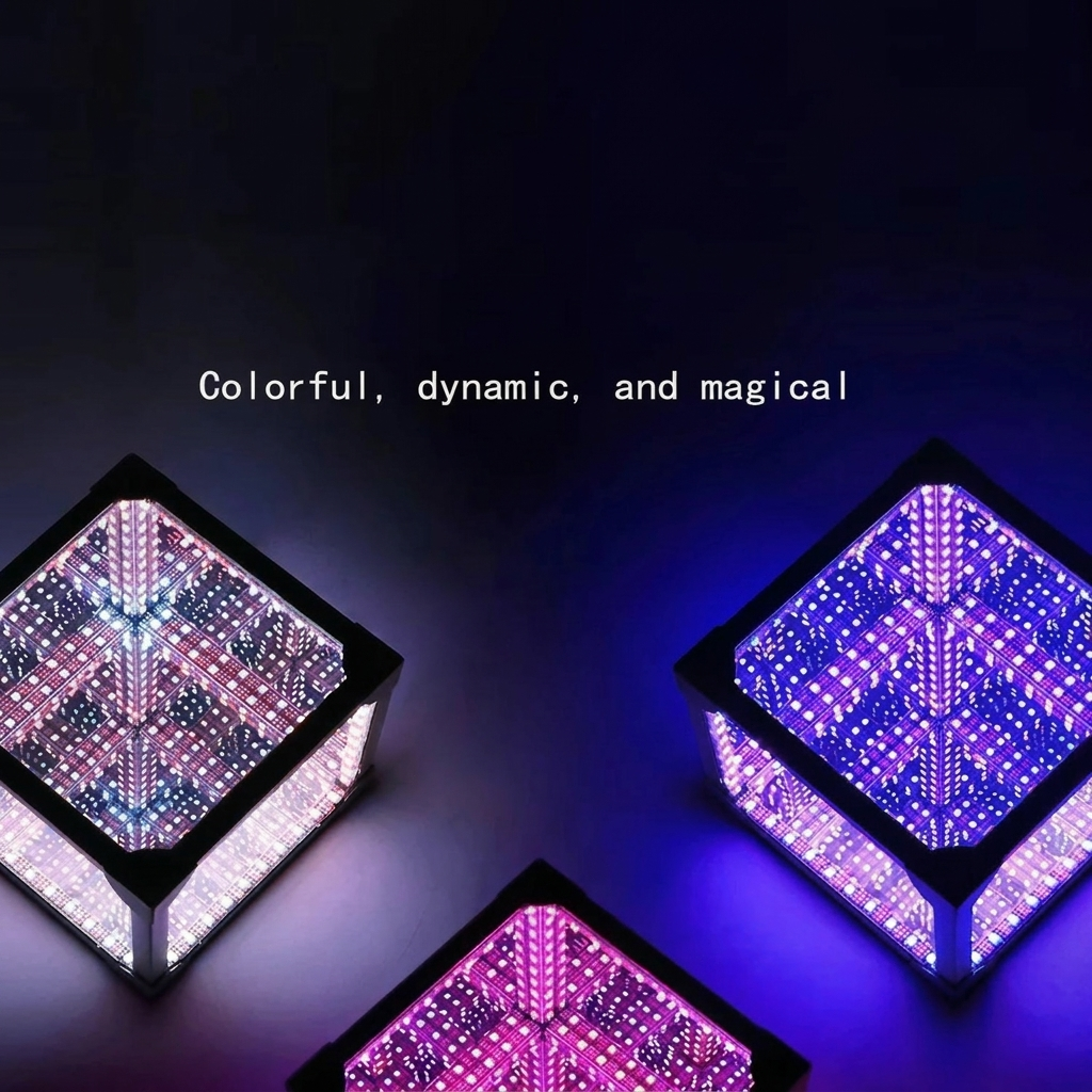 RGB 3D Cube Mood Light