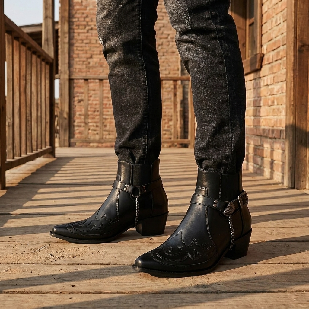 Western Buckle Boots