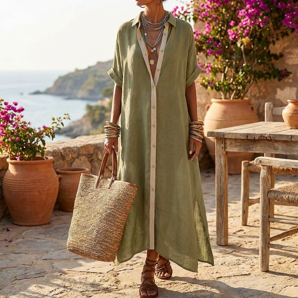Elegant Maxi Shirt