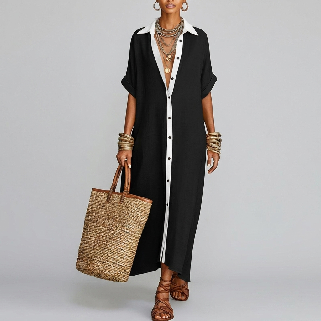 Elegant Maxi Shirt