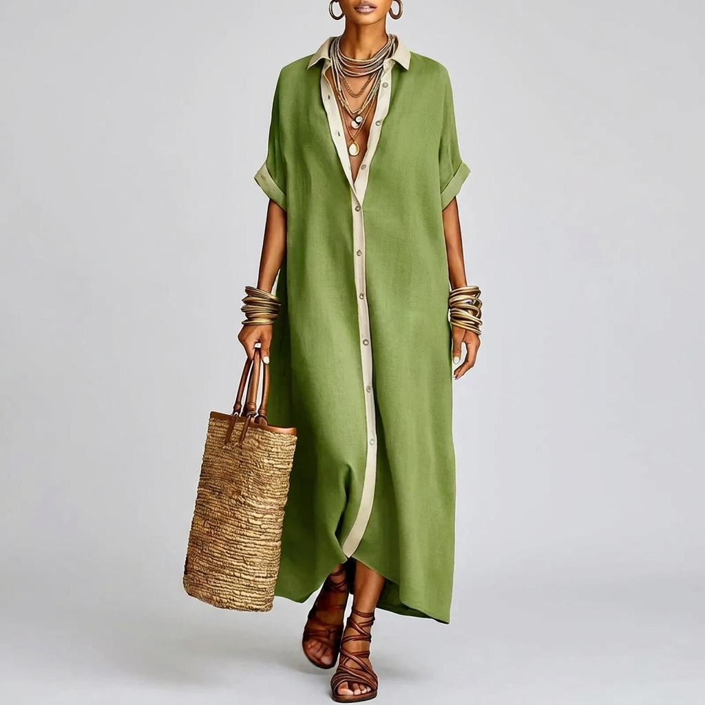 Elegant Maxi Shirt