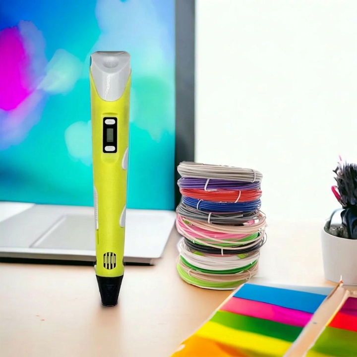 3D Printing Pen with LCD