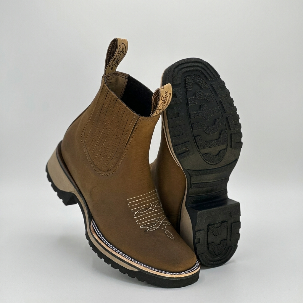 Men’s Stylish Cowboy Ankle Boots