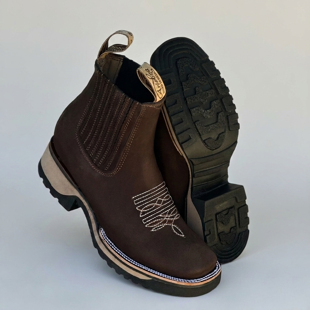 Men’s Stylish Cowboy Ankle Boots