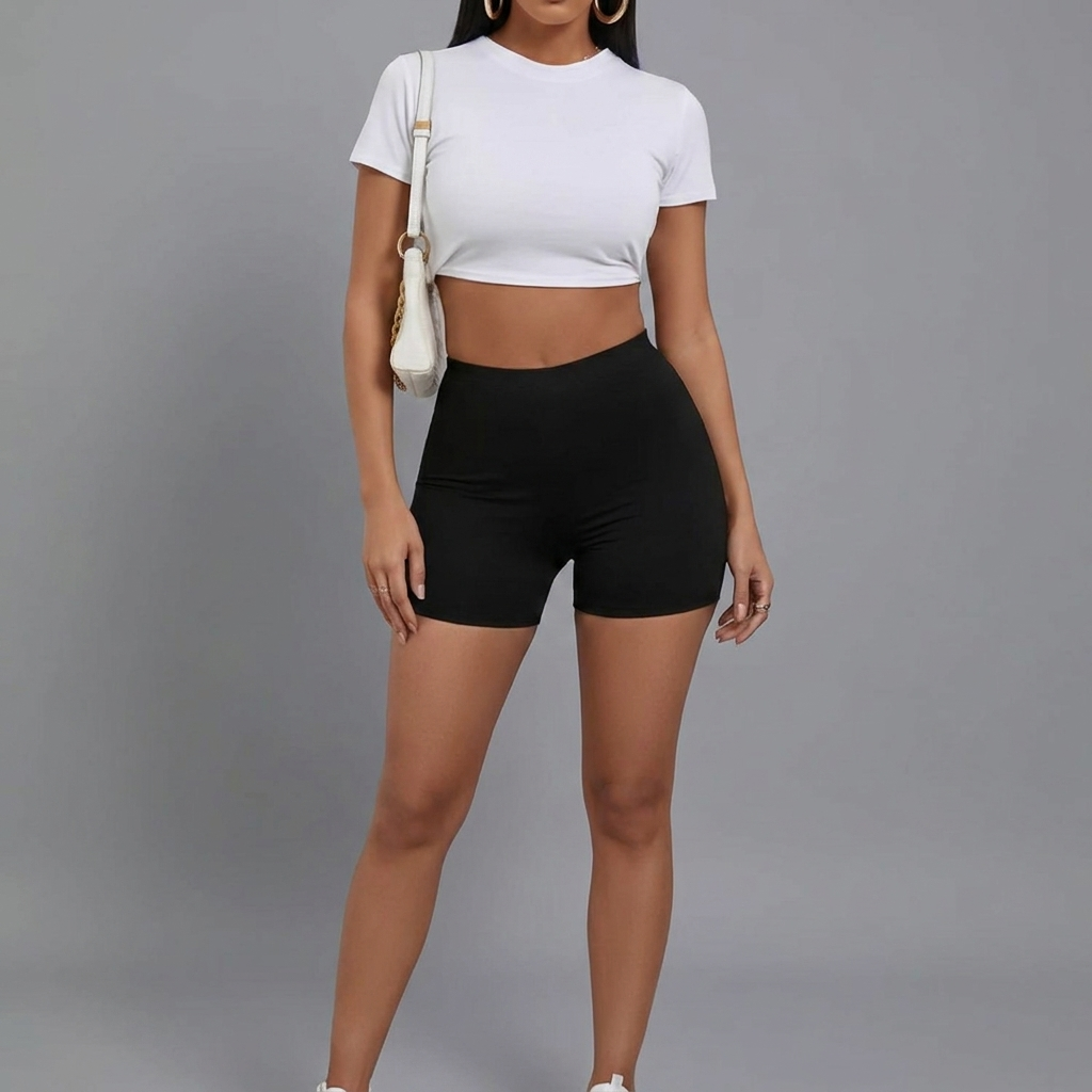 Luna Crop & Shorts Set