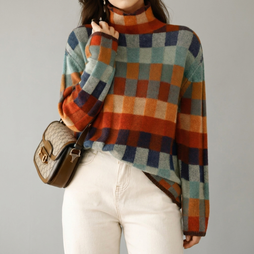 Tartan Twist Sweater