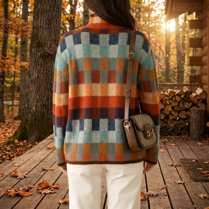 Tartan Twist Sweater