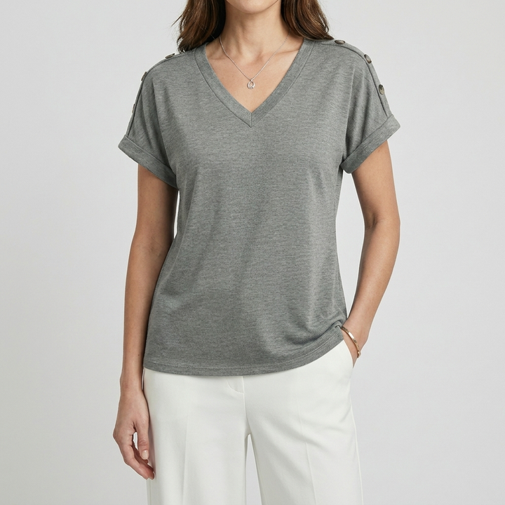 Women’s Casual V-Neck Tee