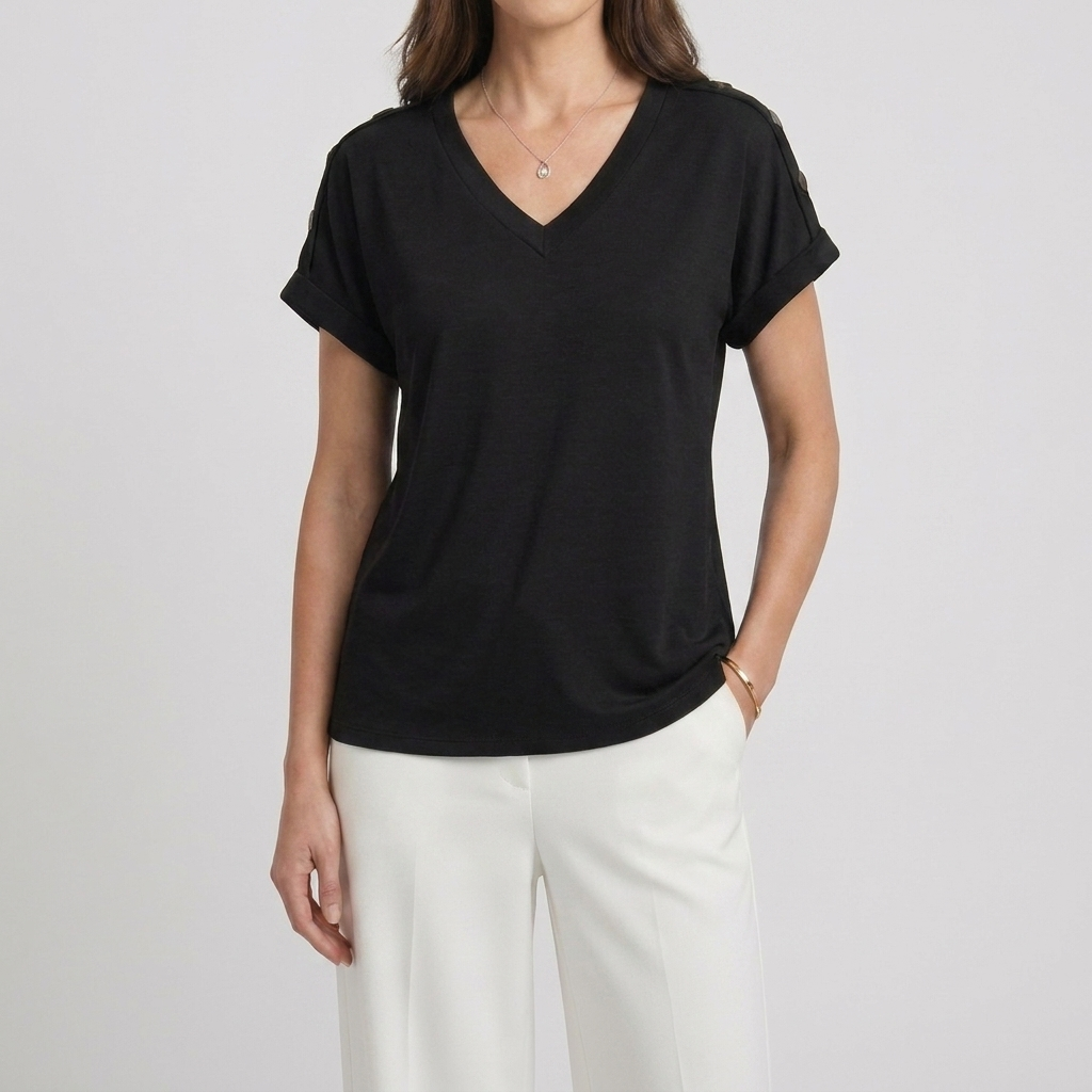 Women’s Casual V-Neck Tee