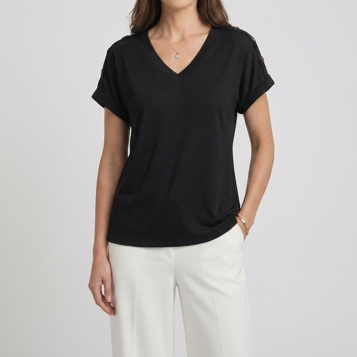 Women’s Casual V-Neck Tee