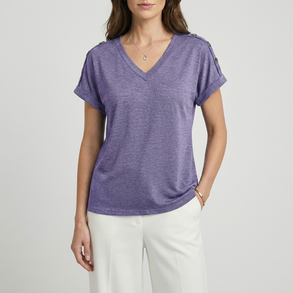 Women’s Casual V-Neck Tee