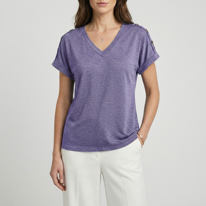 Women’s Casual V-Neck Tee