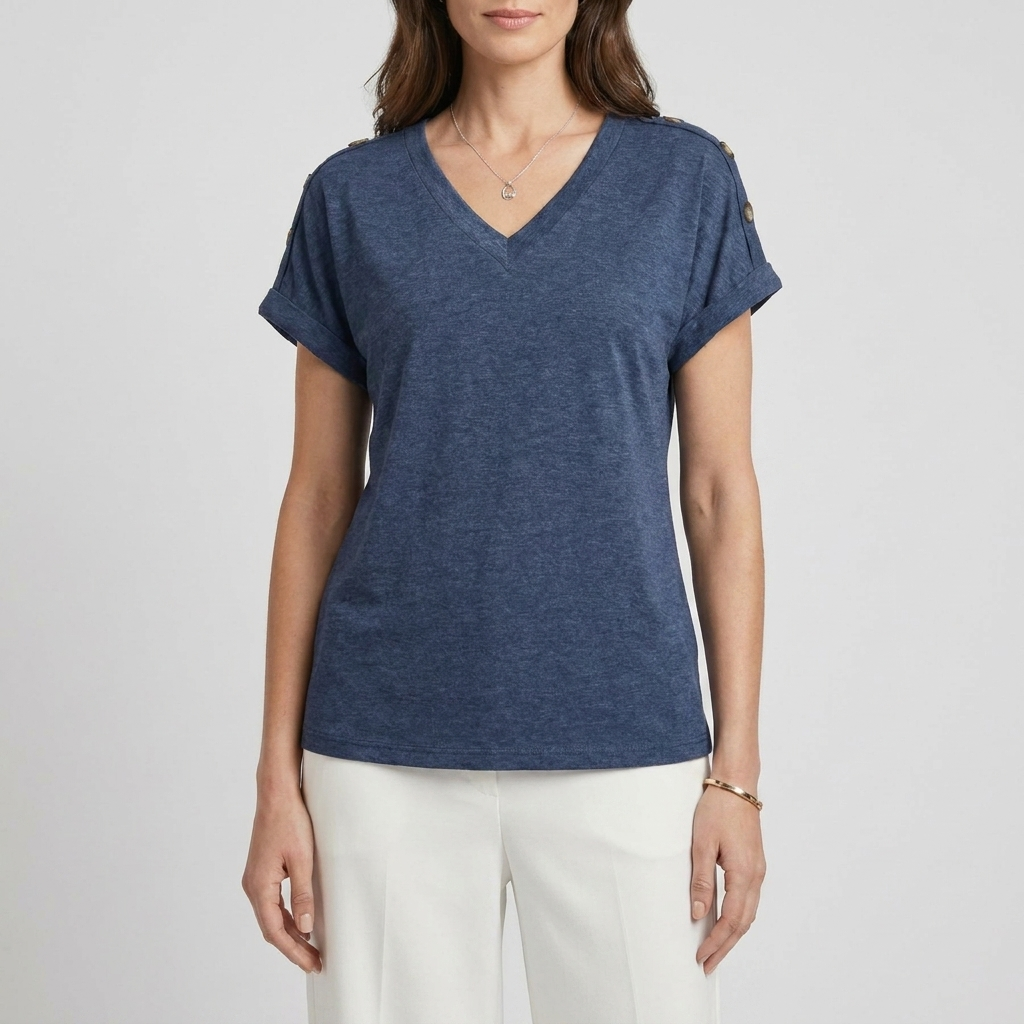 Women’s Casual V-Neck Tee