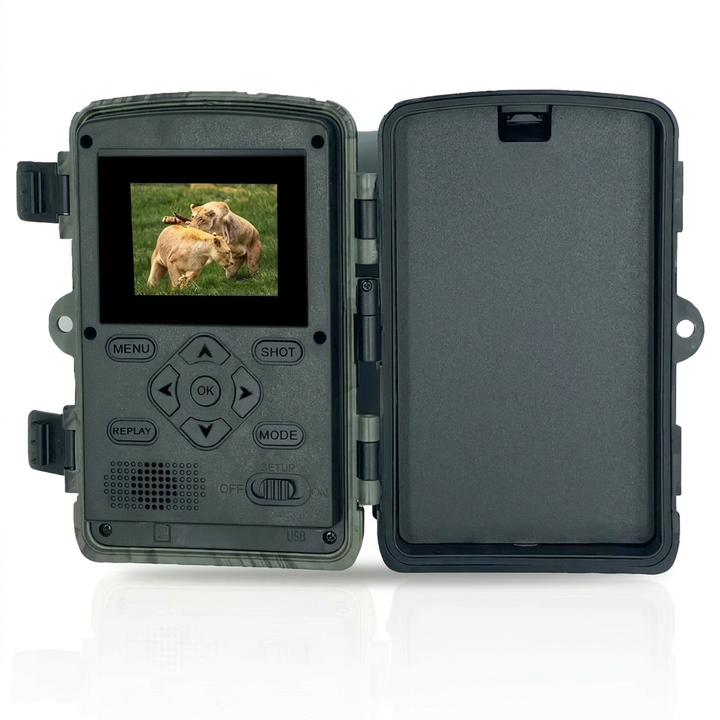 Compact 4K Wildlife Camera with 60MP Sensor and Mobile App