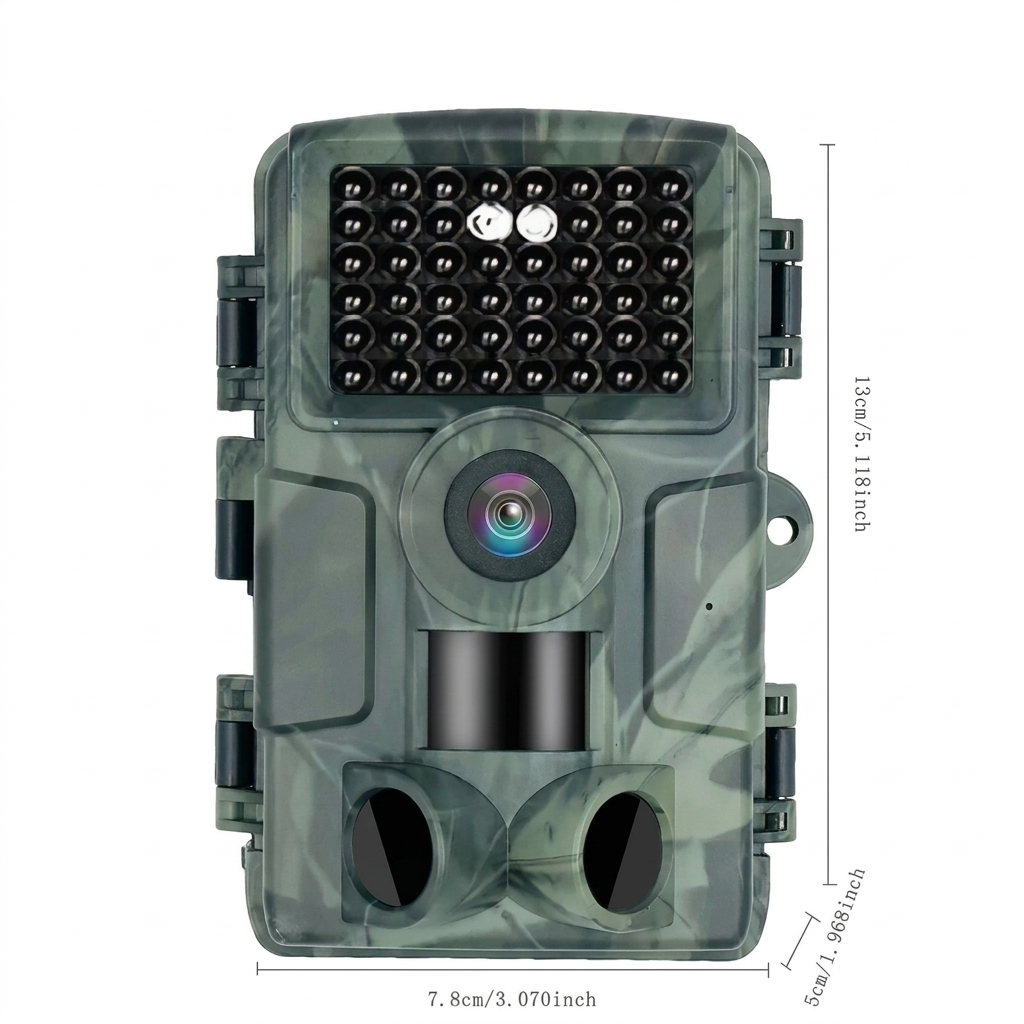 Compact 4K Wildlife Camera with 60MP Sensor and Mobile App