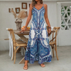 Boho Paisley Print Maxi Dress