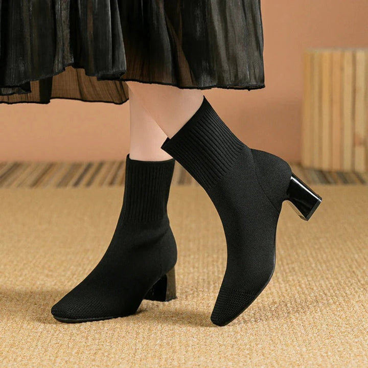 Modern Comfort Edge Women's Knitted Sock Boots