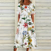 Summer Floral Print Shift Dress