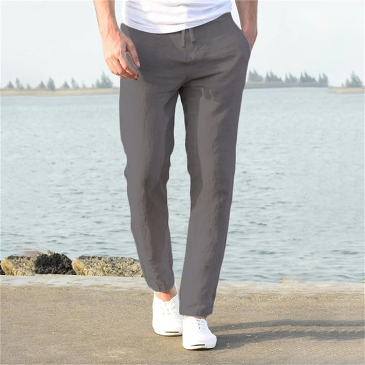 Men's Linen Trousers  Casual Style for Warm Days