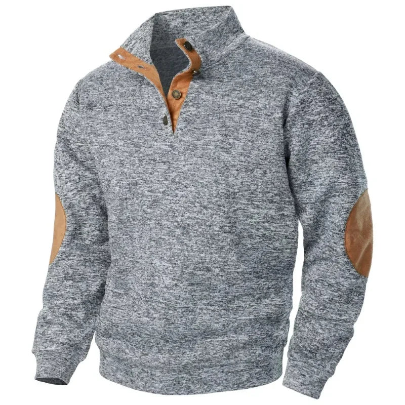 Men's V-Neck Sweatshirt for Outdoor & comfortable Style