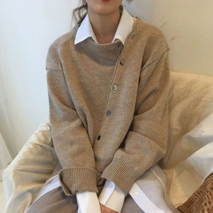 Soft fine Wool-like Wrap Cardigan Effortless Elegance with Luxurious Warmth