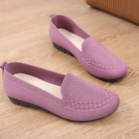 Comfortable Slip-On Knit Shoes for Everyday Wear – Stylish and Breathable