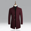 Men’s Elegant Wool-like Classic Coat Timeless Formal Layer