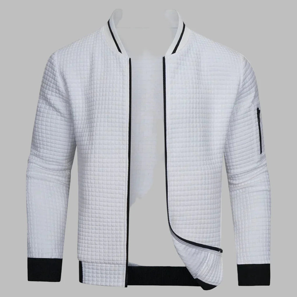 Modern Men’s Zip-Up Sweater